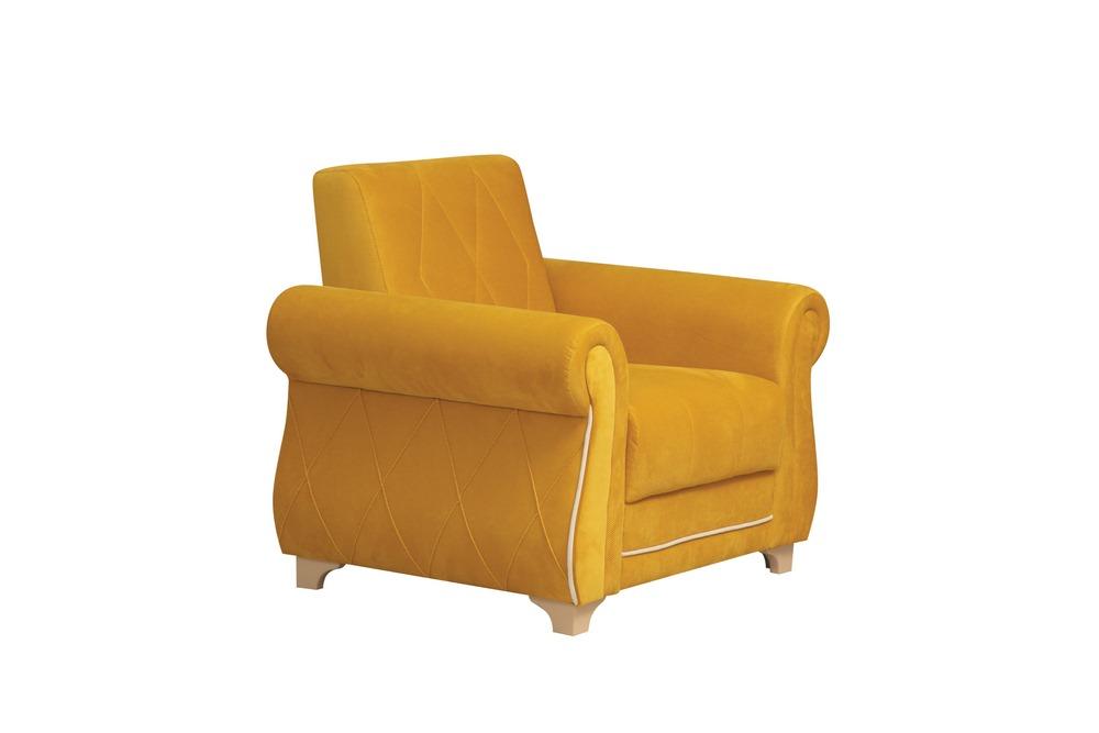 Кресло для отдыха Порто желтый