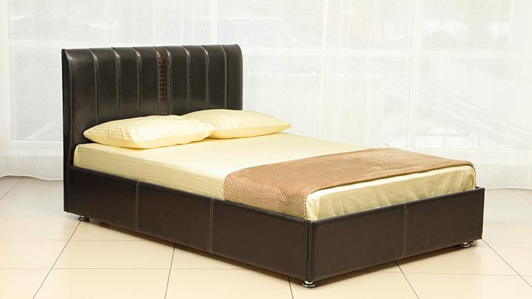 Кровать интерьерная Зевс с подъемным мех. (1600 / 1050) коричневый