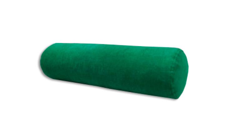 Подушка - валик зеленый