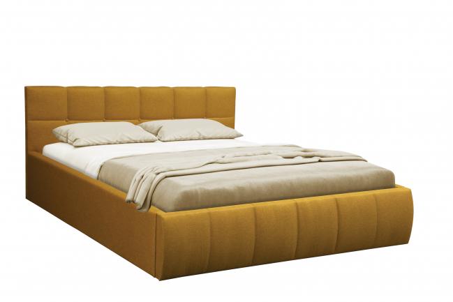 Кровать интерьерная Диана с подъемным мех. (1600 / 820) желтый