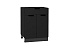 Шкаф нижний с 2-мя дверцами и ящиком Евро (816х600х478) Graphite/Антрацит