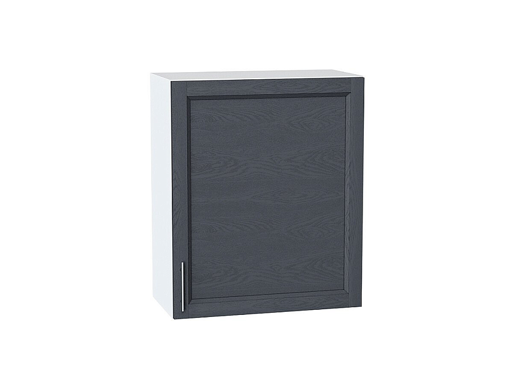 Шкаф верхний с 1-ой дверцей Сканди (716х600х320) Белый/graphite softwood