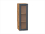 Шкаф верхний с 1-ой остекленной дверцей Сканди (920х300х320) Дуб Вотан/Graphite Softwood