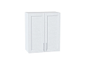 Шкаф верхний с 2-мя дверцами Сканди (716х600х320) Белый/white softwood