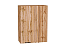 Шкаф верхний прямой угловой Флэт (920х700х345) Дуб Вотан/Wotan Oak 2S