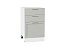 Шкаф нижний с 3-мя ящиками Сканди (816х500х480) Белый/Cappuccino Softwood