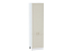 Шкаф пенал с 2-мя дверцами Ницца (2336х600х574) Белый/Агат