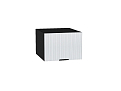 Шкаф верхний горизонтальный глубокий Евро Лайн (358х500х574) graphite/Белый