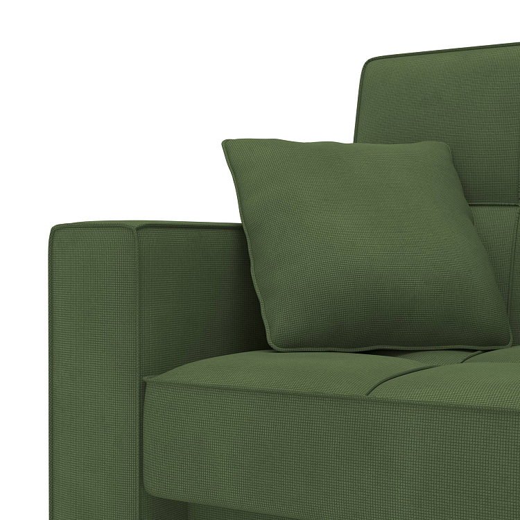 Луи / Диван - кровать 3-х местный (2 думки) велюр аватар форест 657