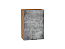 Шкаф верхний с 1-ой дверцей Флэт (716х500х318) Дуб Вотан/Temple Stone 2S