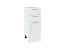 Шкаф нижний с 3-мя ящиками Сканди (816х300х480) Белый/White Softwood
