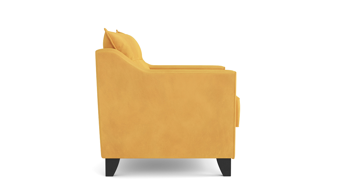 Кресло для отдыха Элиот велюр аватар горчичный