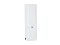 Шкаф пенал с 2-мя дверцами Прагa 600 (для верхних шкафов высотой 720) (2132х600) Белый/Белое дерево