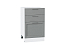 Шкаф нижний с 3-мя ящиками Сканди (816х500х480) Белый/Grey Softwood