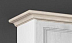 Карниз верхний для коллекции кухни "Сохо" (2,8 м) (12 х 2 800 х 70)  ПВХ бетон пайн белый