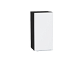 Шкаф верхний с 1-ой дверцей Фьюжн (716х350х320) graphite/silky white