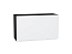 Шкаф верхний горизонтальный Фьюжн (460х800х318) Graphite/Silky White