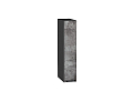 Шкаф верхний бутылочница Флэт (716х150х318) graphite/temple stone 2s