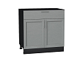 Шкаф нижний с 2-мя дверцами и ящиком Сканди (816х800х480) graphite/grey softwood