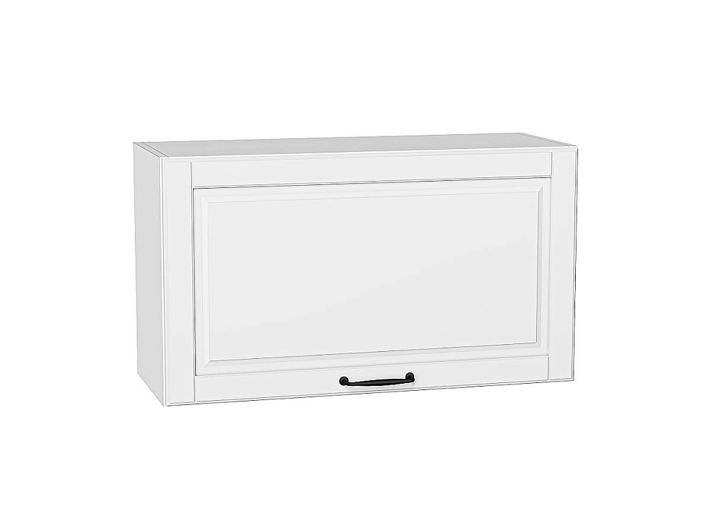 Шкаф верхний горизонтальный Дублин (458х800х318) Белый/special white