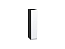 Шкаф верхний бутылочница Валерия-М (716х150х318) Graphite/Белый металлик