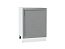 Шкаф нижний с 1-ой дверцей Сканди (816х600х480) Белый/Grey Softwood