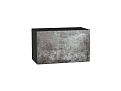 Шкаф верхний горизонтальный Флэт (358х600х318) graphite/temple stone 2s