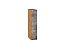 Шкаф верхний бутылочница Флэт (716х150х318) Дуб Вотан/Temple Stone 2S