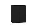 Шкаф верхний с 2-мя дверцами Евро (716х600х318) graphite/Антрацит
