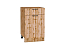 Шкаф нижний с 1-ой дверцей и ящиком Флэт (816х500х478) Дуб Вотан/Wotan Oak 2S