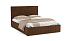 Кровать "Гамма" 1600 с подъемным мех. (велюр тенерифе шоколад)