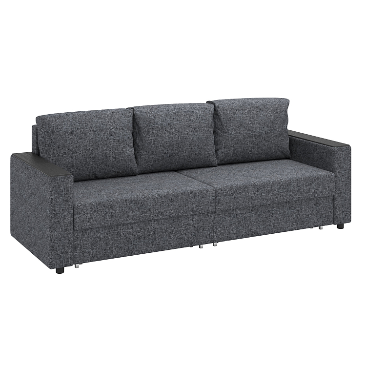 Гермес / Диван - кровать 3-х мест рогожка серая