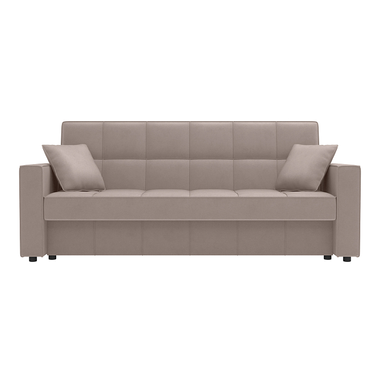 Луи / Диван - кровать 3-х местный (2 думки) велюр parma 10 капучино