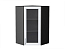 Шкаф верхний угловой остекленный Сканди (920х600х600) Graphite/White Softwood