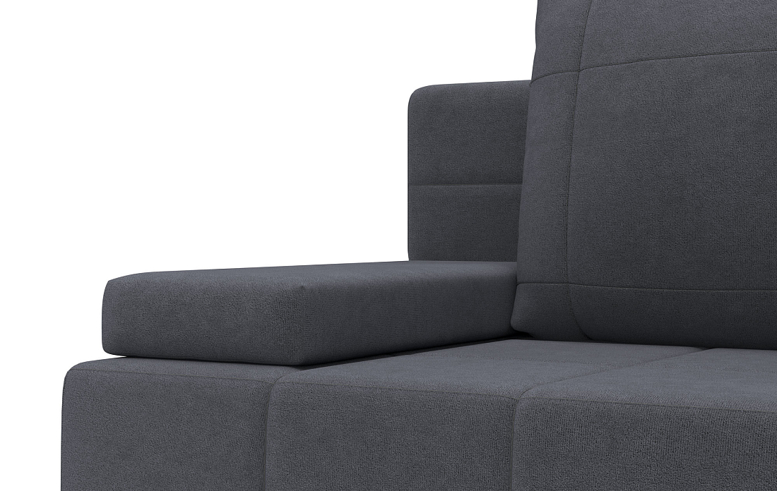 Ричмонд М / Диван - кровать 3-х мест велюр parma 27 темно-серый