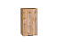Шкаф верхний с 1-ой дверцей Флэт (716х400х318) Дуб Вотан/Wotan Oak 2S