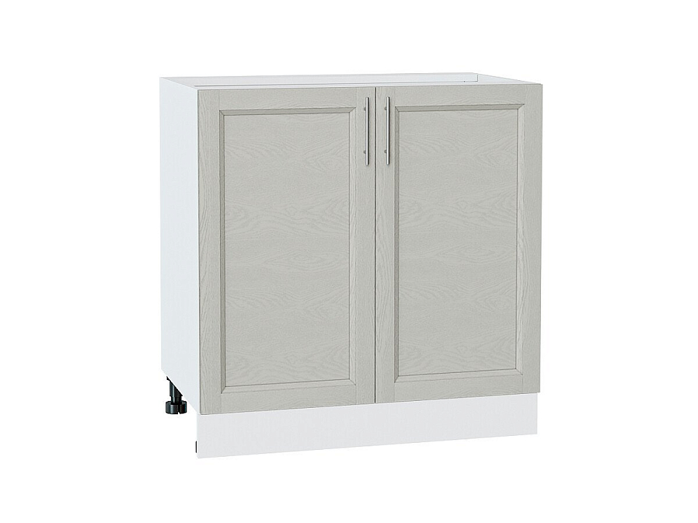 Шкаф нижний с 2-мя дверцами Сканди (816х800х478) Белый/cappuccino softwood