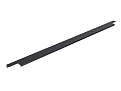 Ручка торцевая мебельная Т-2 Матовый черный