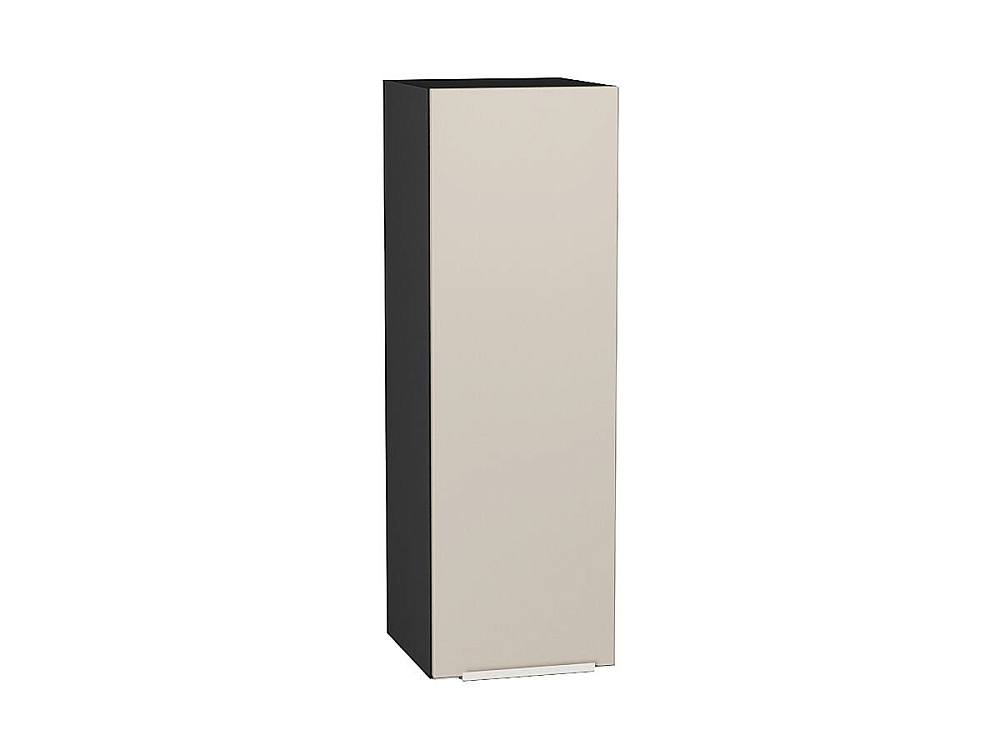 Шкаф верхний с 1-ой дверцей Фьюжн (920х300х320) graphite/cream silk