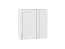 Шкаф верхний прямой угловой Сканди (716х700х345) Белый/White Softwood