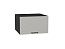 Шкаф верхний горизонтальный глубокий Флэт (358х600х574) Graphite/Light Grey In 2S