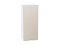 Шкаф верхний с 1-ой дверцей Фьюжн (920х400х320) Белый/cream silk