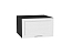 Шкаф верхний горизонтальный глубокий Сканди (358х600х576) Graphite/White Softwood