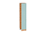 Шкаф пенал с 2-мя дверцами Прованс (2132х400х574) Дуб Вотан/Голубой