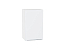 Шкаф верхний с 1-ой дверцей Фьюжн (716х450х320) Белый/Silky White