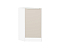 Шкаф нижний торцевой Фьюжн (816х296х554) Белый/Cream Silk