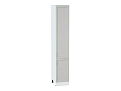 Шкаф пенал с 2-мя дверцами Сканди 400Н (для верхних шкафов высотой 920) (2336х400х576) Белый/cappuccino softwood