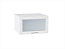 Шкаф верхний горизонтальный остекленный глубокий Сканди (358х600х576) Белый/White Softwood