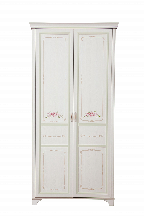 Шкаф для одежды Флоренция-5 вудлайн кремовый / masa decor аруша венге / профиль: kroning аруша венге патина фисташка