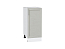 Шкаф нижний с 1-ой дверцей Сканди (816х350х480) Белый/Cappuccino Softwood